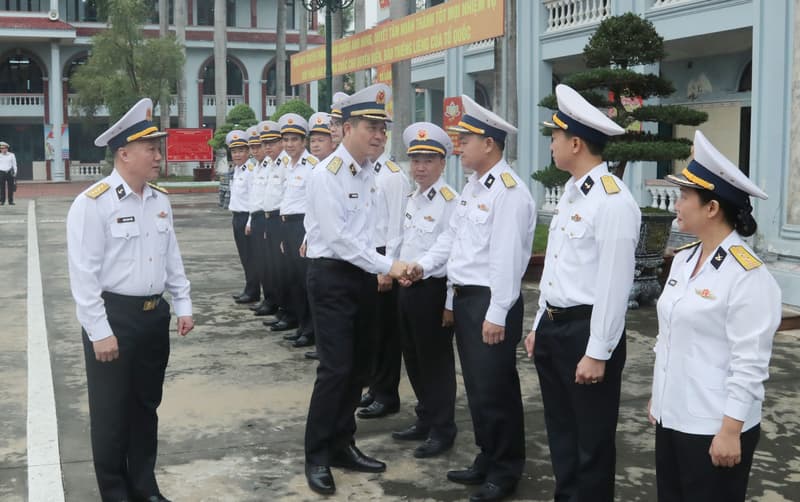 Quân chủng Hải quân kiểm tra tại Hải đoàn 128