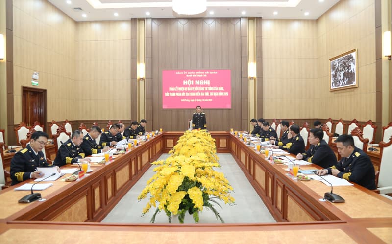 Ban chỉ đạo 35 Đảng ủy Quân chủng Hải quân tổng kết nhiệm vụ bảo vệ nền tảng tư tưởng của Đảng