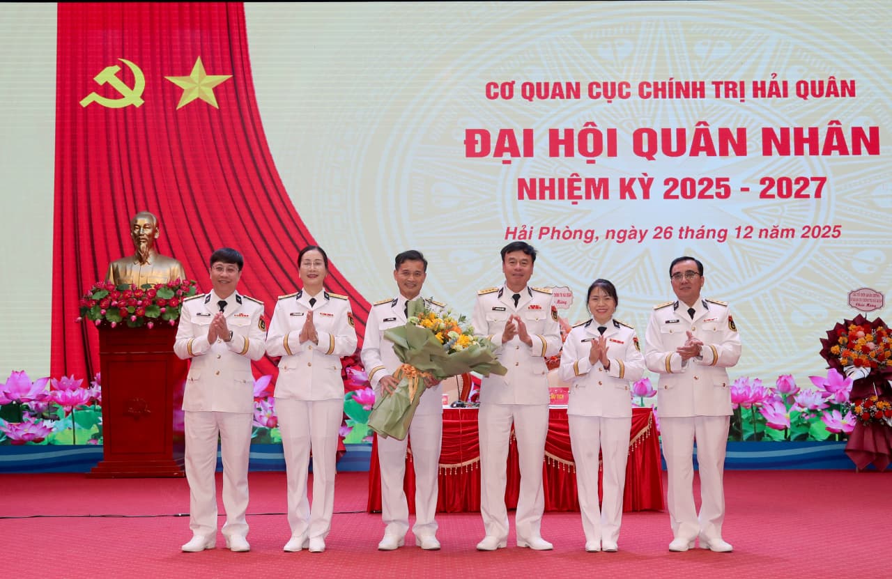 Cơ quan Cục Chính trị Hải quân Đại hội Quân nhân nhiệm kỳ 2025-2027