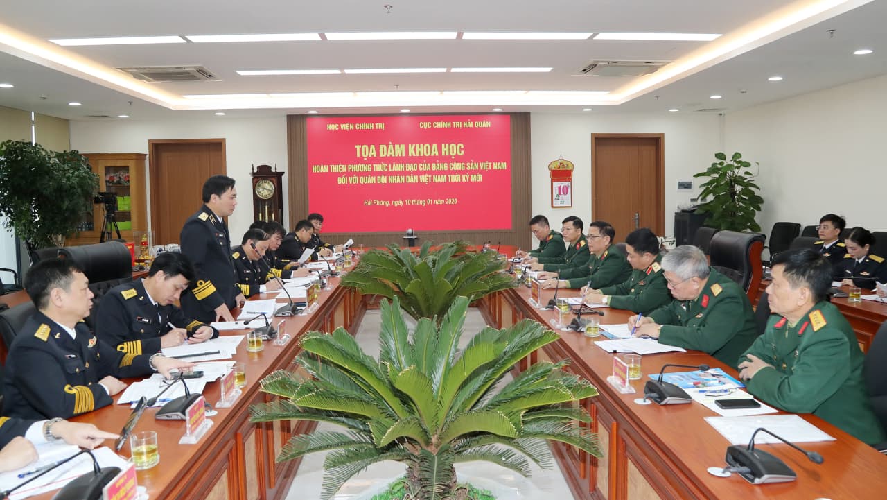 Tọa đàm khoa học hoàn thiện phương thức lãnh đạo của Đảng đối với Quân đội thời kỳ mới