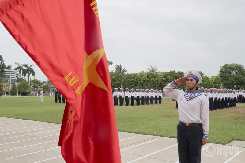 Phó Đô đốc Nguyễn An Phong dự Lễ tuyên thệ chiến sĩ mới tại Lữ đoàn 131