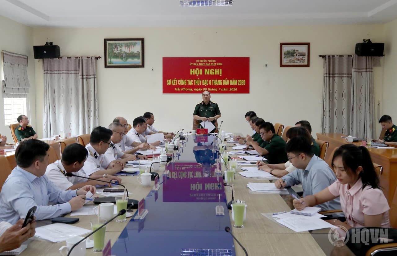 Ủy ban Thủy đạc Việt Nam triển khai nhiệm vụ 6 tháng cuối năm 2026