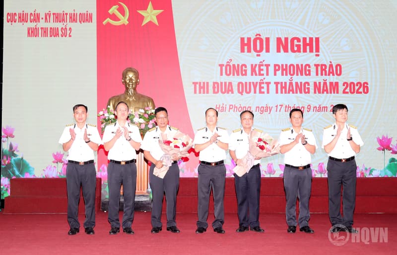 Khối thi đua số 2 Cục Hậu cần- Kỹ thuật Hải quân tổng kết phong trào thi đua Quyết thắng năm 2026