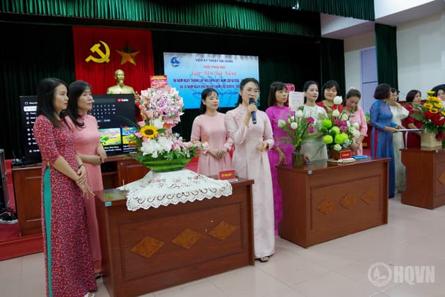 Hội Phụ nữ Viện Kỹ thuật gặp mặt kỷ niệm 96 năm Ngày Phụ nữ Việt Nam
