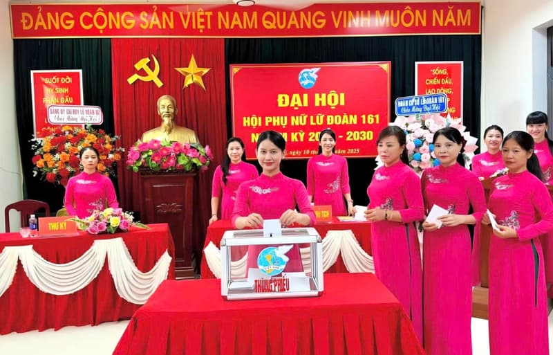 Các đơn vị Vùng 3 tổ chức Đại hội Hội phụ nữ nhiệm kỳ 2025 - 2030