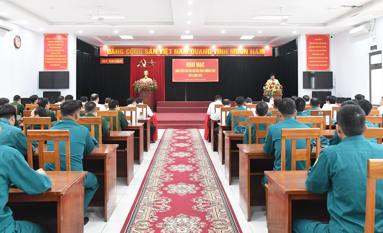 Lữ đoàn 161 khai mạc huấn luyện các Hải đội dân quân thường trực