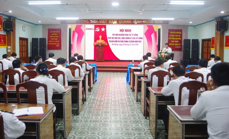 Lữ đoàn 83 tiếp tục làm tốt công tác tư tưởng, quản lý kỷ luật và bảo đảm an toàn