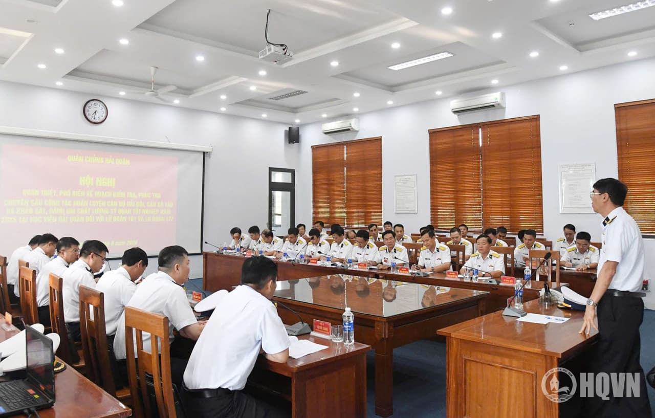 Quân chủng Hải quân kiểm tra công tác huấn luyện cán bộ tại Vùng 3