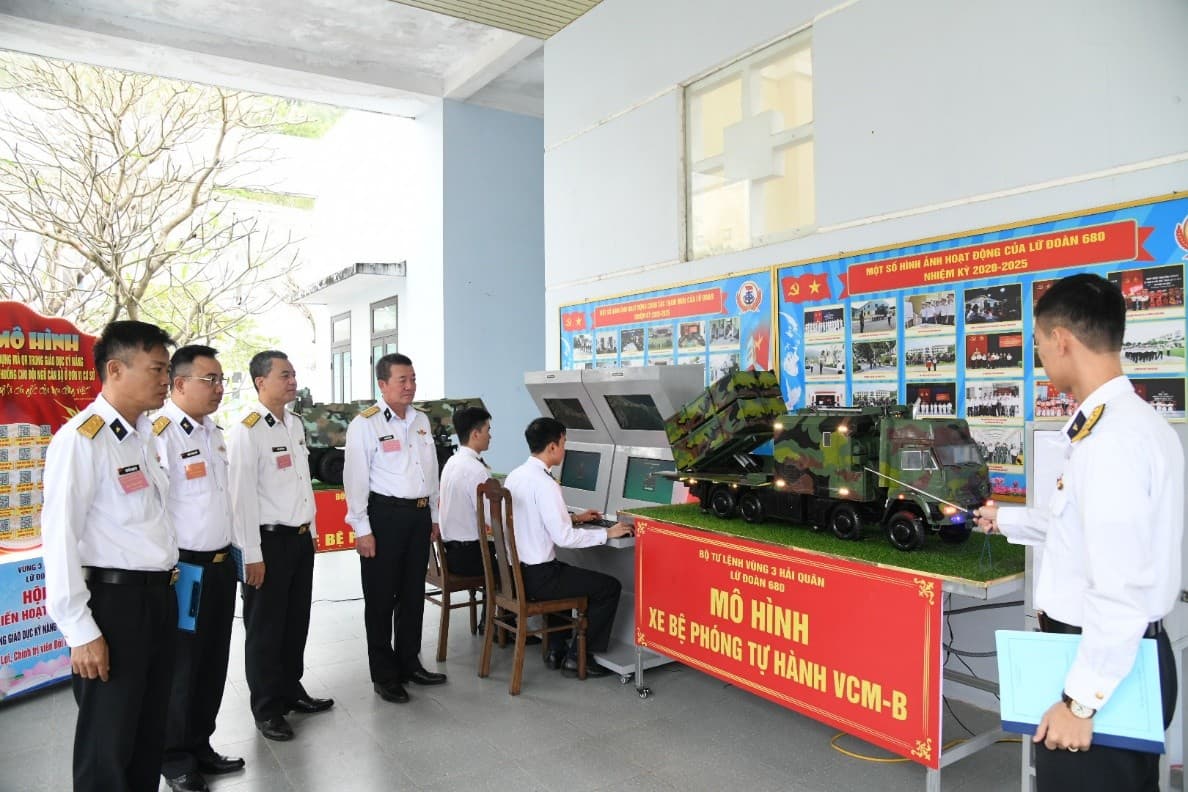 Hội thi mô hình, sáng kiến ở Lữ đoàn 680