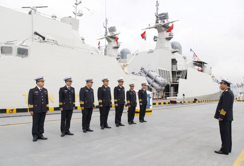 Biên đội Tàu 015, 012 chuẩn bị khởi hành tuần tra liên hợp lần thứ 40