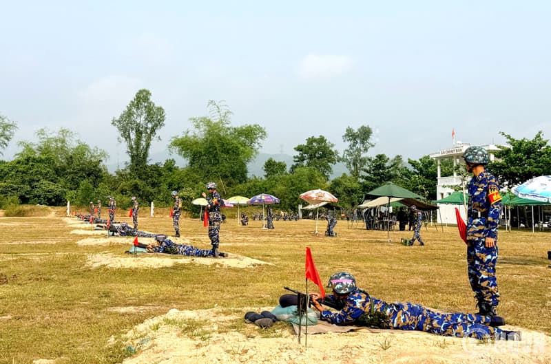 Lữ đoàn 83 kiểm tra bắn tập đạn thật cho chiến sĩ mới