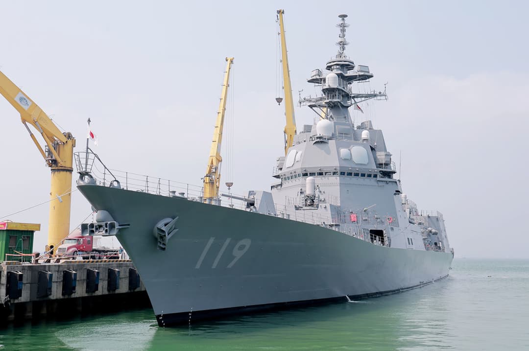 Tàu hộ vệ Asahi của Nhật Bản thăm thành phố Đà Nẵng