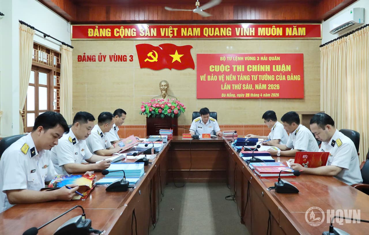 Vùng 3 chấm bài cuộc thi chính luận bảo vệ nền tảng tư tưởng của Đảng năm 2026