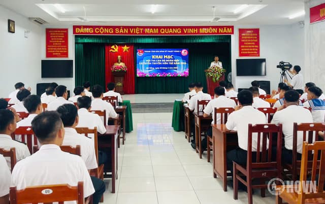 Trung tâm Bảo đảm kỹ thuật Vùng 3: Hội thi cán bộ đoàn giỏi và tuyên truyền viên trẻ