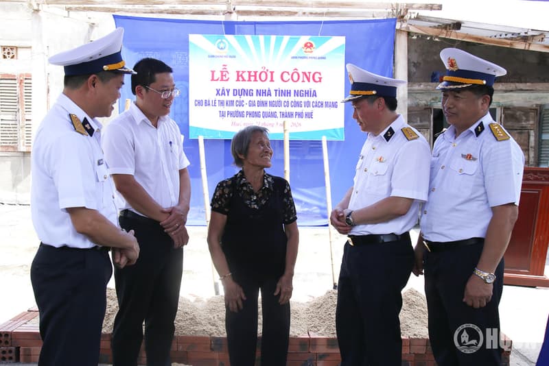 Vùng 3 Hải quân khởi công xây dựng nhà tình nghĩa tại TP Huế
