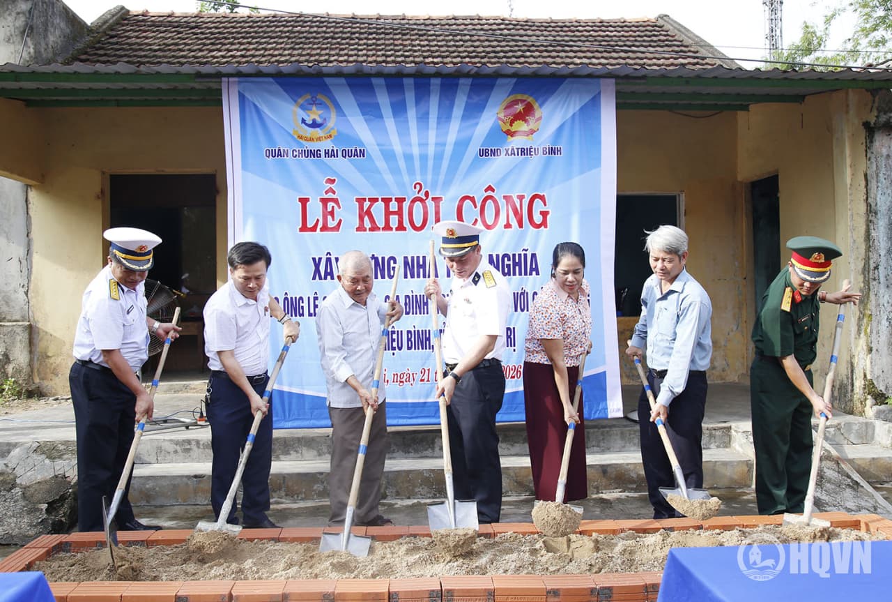 Vùng 3 khởi công xây dựng nhà tình nghĩa cho gia đình chính sách