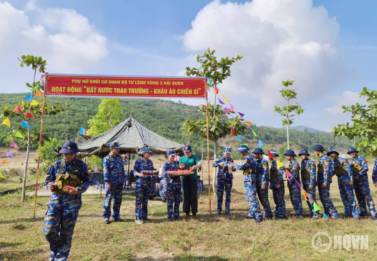 Vùng 3 duy trì hiệu quả mô hình “Bát nước thao trường”