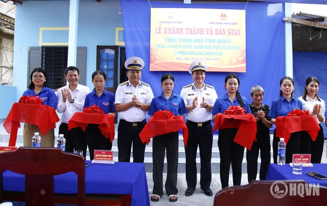 Vùng 3 Hải quân khánh thành, bàn giao nhà tình nghĩa tại TP Huế