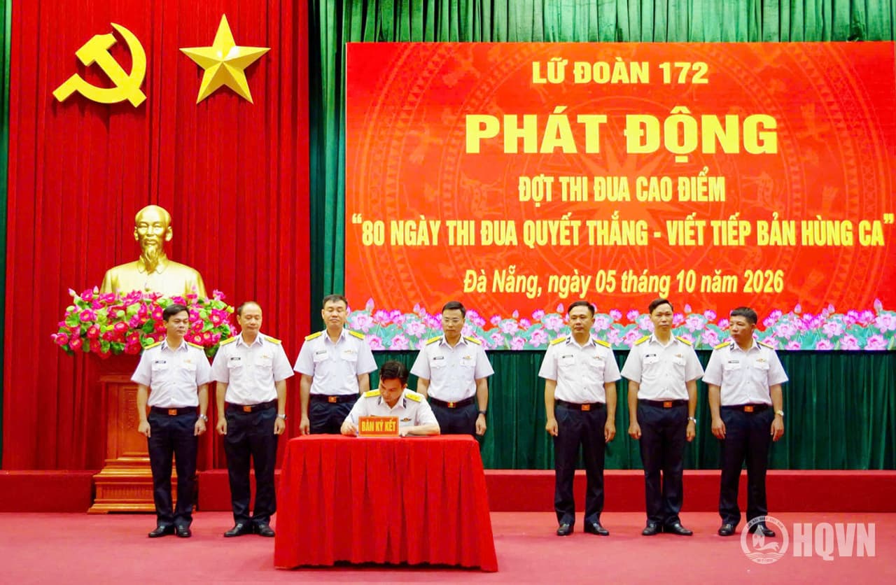 Lữ đoàn 172 phát động thi đua cao điểm