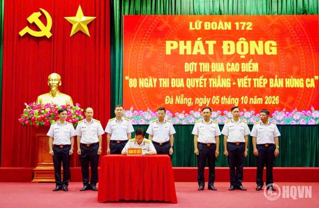 Lữ đoàn 172 phát động thi đua cao điểm