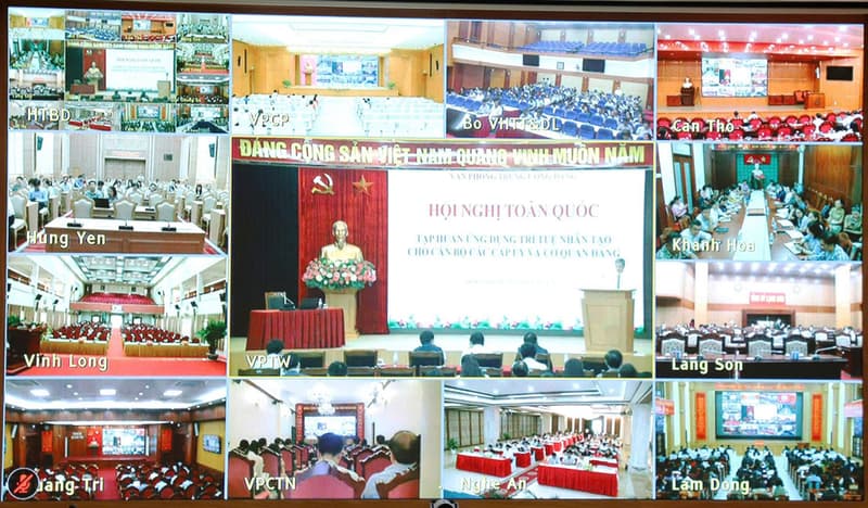 Tập huấn ứng dụng trí tuệ nhân tạo cho cán bộ các cấp ủy và cơ quan đảng