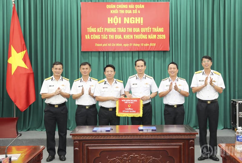 Khối thi đua 4 Quân chủng Hải quân tổng kết phong trào thi đua quyết thắng năm 2026