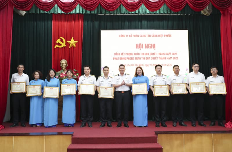 Công ty CP Cảng Tân cảng Hiệp Phước tổng kết công tác năm 2025