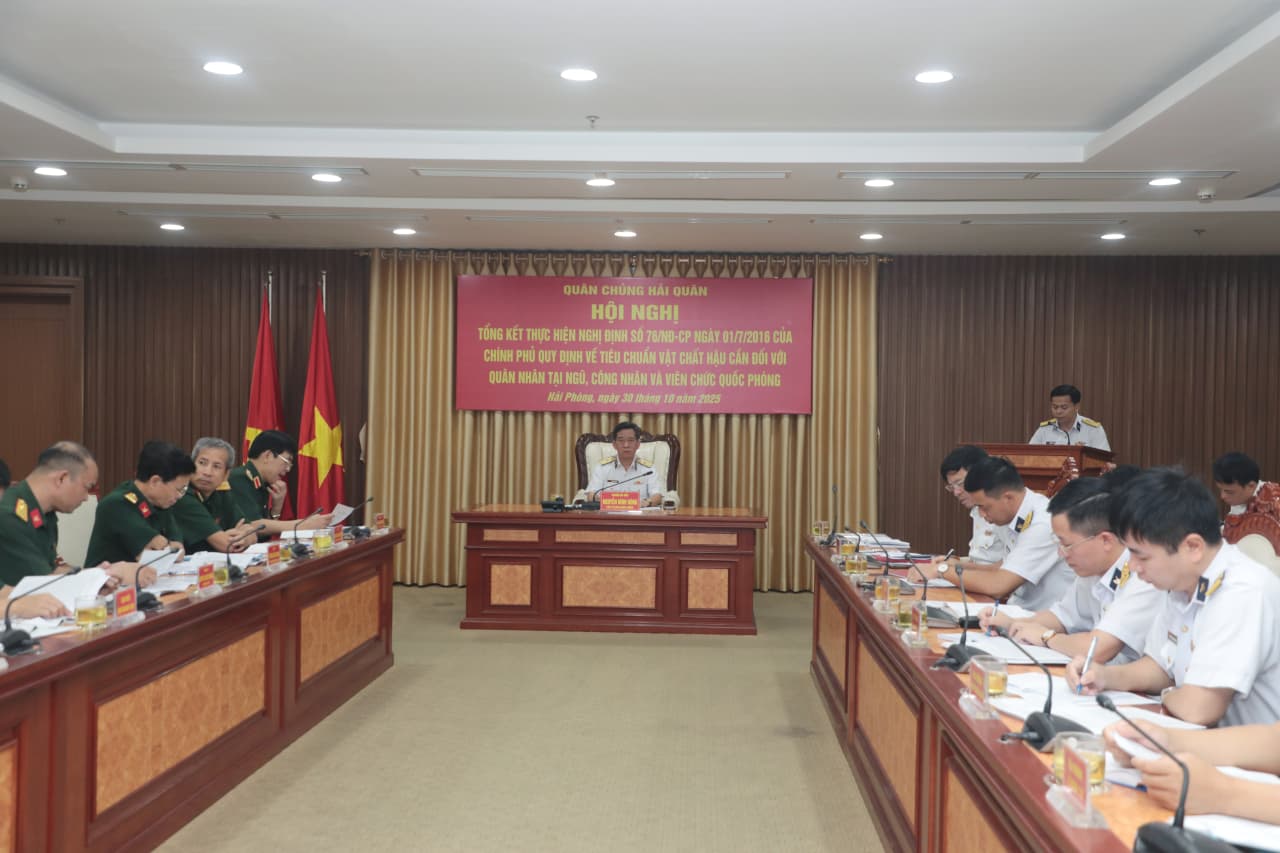 Quân chủng Hải quân tổng kết thực hiện Nghị định 76 của Chính phủ