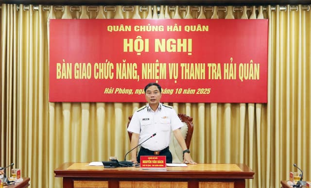 Bàn giao chức năng, nhiệm vụ của Thanh tra Hải quân