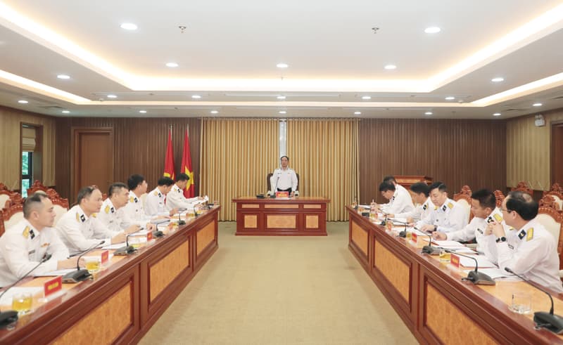 Ban tổ chức kiểm tra Tư lệnh, Chính ủy, Phó Tư lệnh-Tham mưu trưởng, Phó Chính ủy Vùng Hải quân họp lần hai