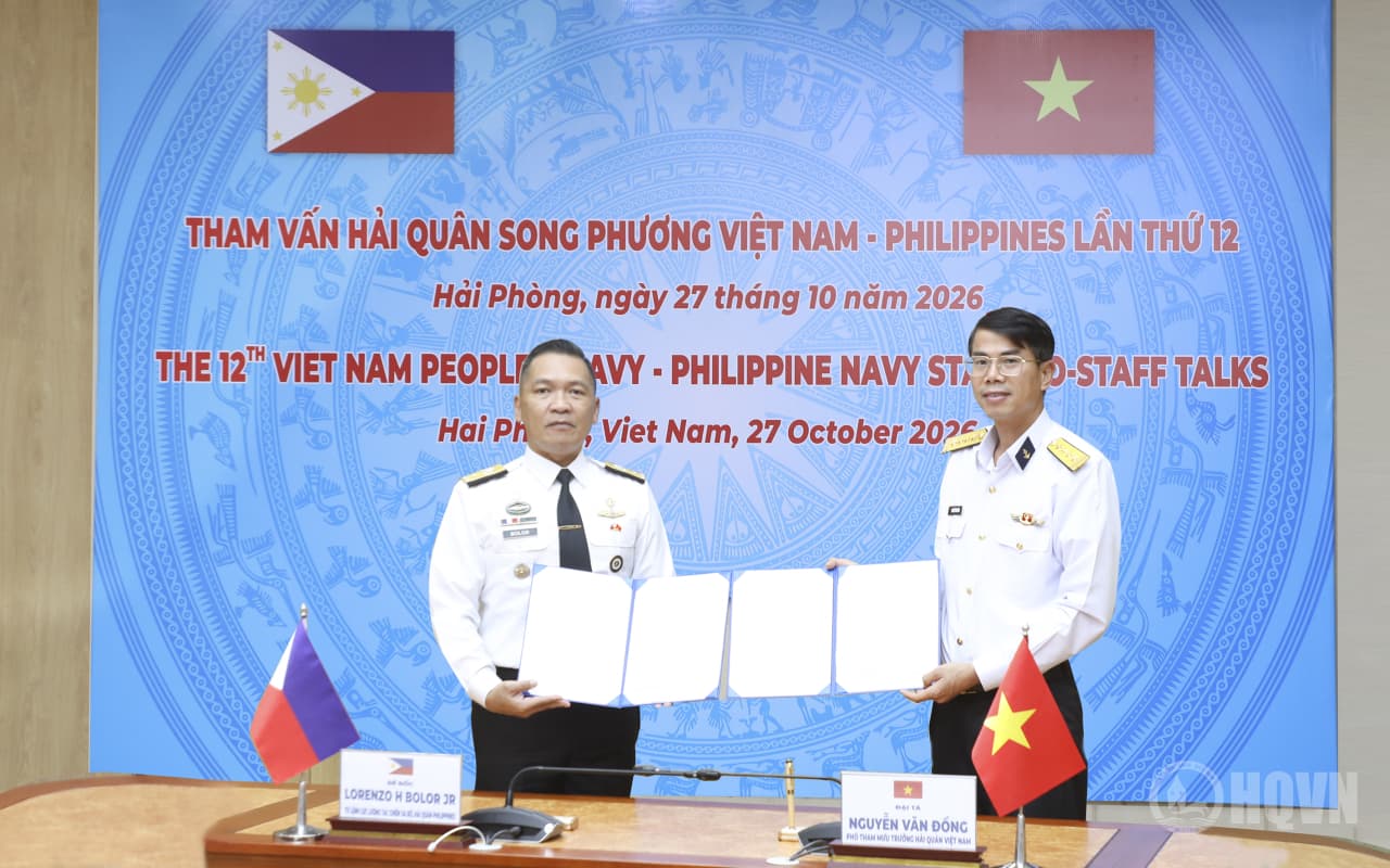 Hải quân Việt Nam và Hải quân Philippines Tham vấn song phương lần thứ 12