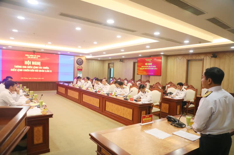 Thông qua Điều lệnh tác chiến, Điều lệnh chiến đấu Hải quân