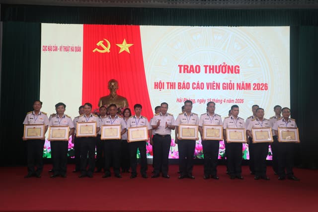 Bế mạc Hội thi báo cáo viên giỏi Cục Hậu cần-Kỹ thuật năm 2026