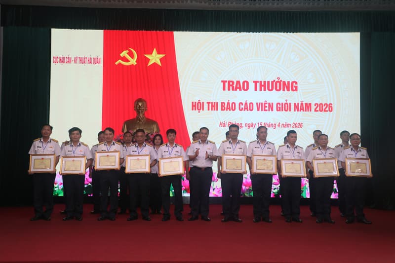 Bế mạc Hội thi báo cáo viên giỏi Cục Hậu cần-Kỹ thuật năm 2026