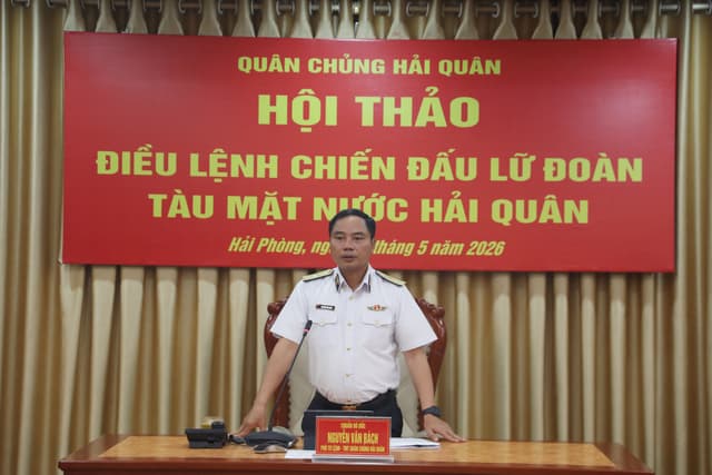Hội thảo Điều lệnh chiến đấu Lữ đoàn tàu mặt nước Hải quân
