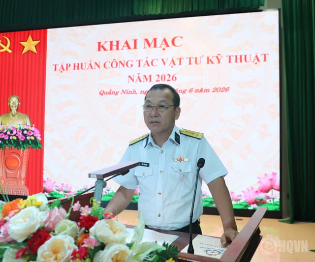 Quân chủng Hải quân khai mạc tập huấn ngành vật tư năm 2026