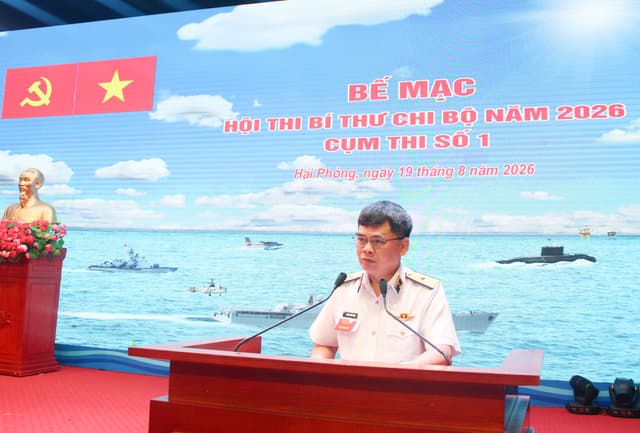 Đảng ủy Bộ Tham mưu Hải quân bế mạc Hội thi Bí thư chi bộ năm 2026