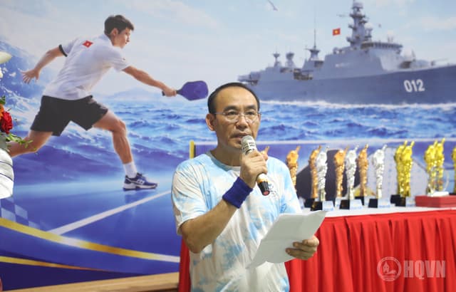 Khai mạc Giải giao lưu Pickleball cơ quan Bộ Tư lệnh Hải quân lần thứ nhất