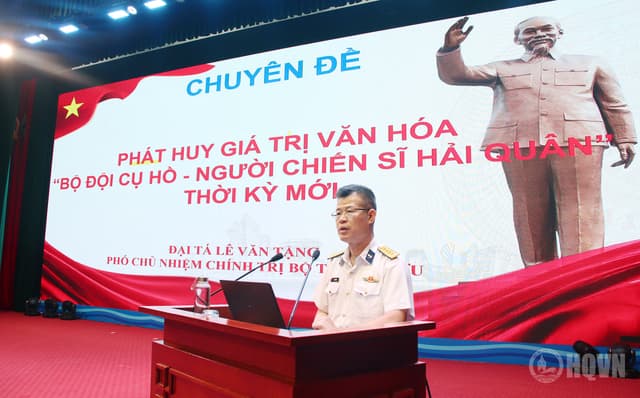 Bộ Tham mưu Hải quân tổ chức học tập chính trị và các chuyên đề pháp luật năm 2026