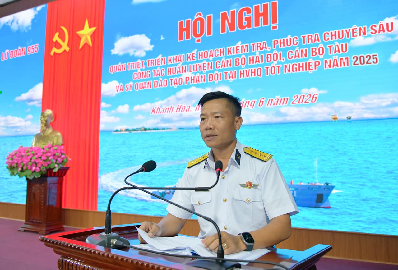 Lữ đoàn 955 quán triệt, triển khai kế hoạch kiểm tra, phúc tra chuyên sâu