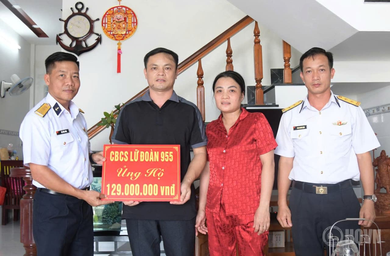 Lữ đoàn 955 hỗ trợ quân nhân điều trị dài ngày