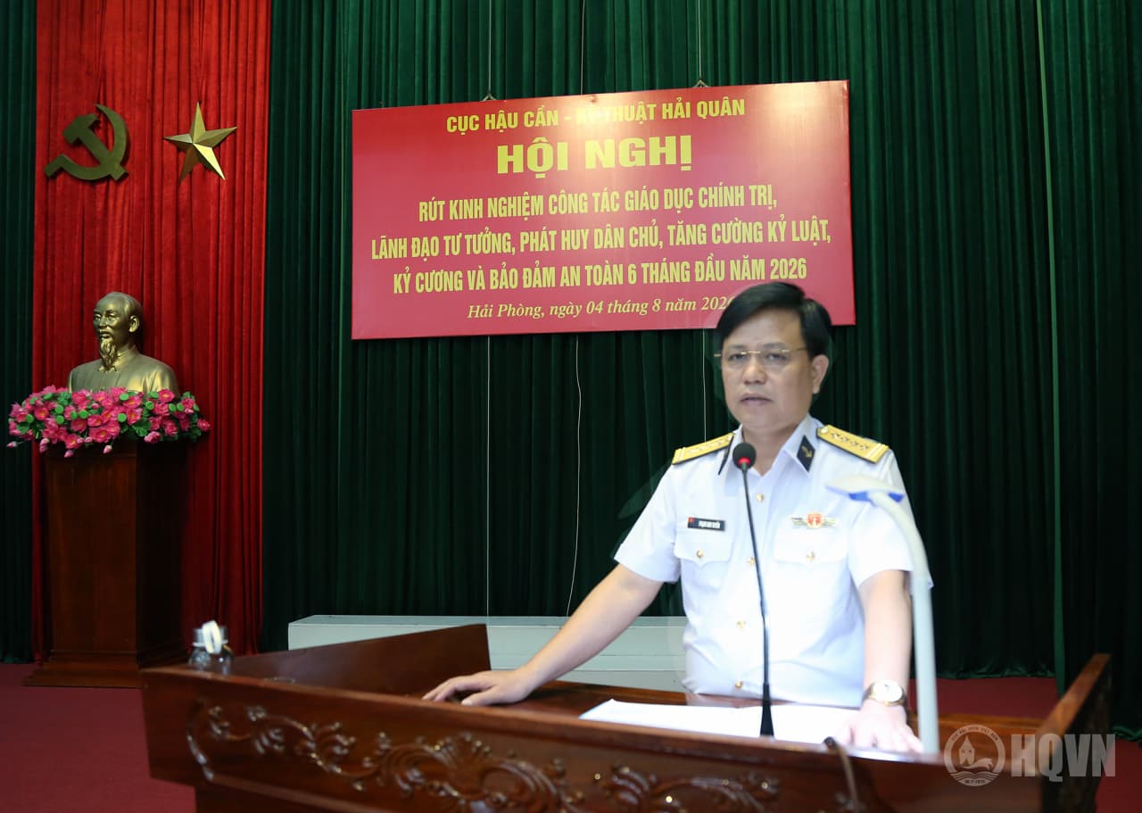 Cục Hậu cần – Kỹ thuật Hải quân: Nâng cao chất lượng giáo dục chính trị, lãnh đạo tư tưởng