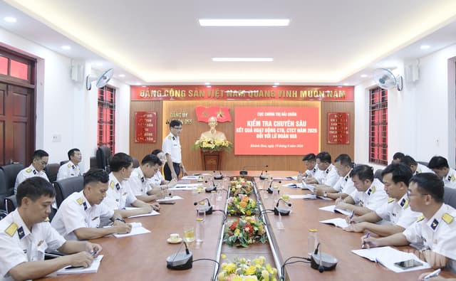 Kiểm tra chuyên sâu công tác đảng, công tác chính trị tại Lữ đoàn 955