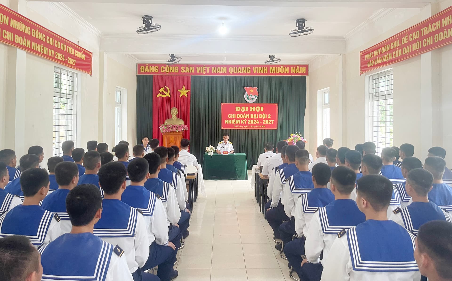 Tiểu đoàn 158 chỉ đạo đại hội chi đoàn làm trước