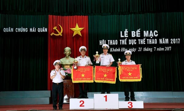 Bế mạc Hội thao thể dục thể thao Quân chủng Hải quân năm 2017