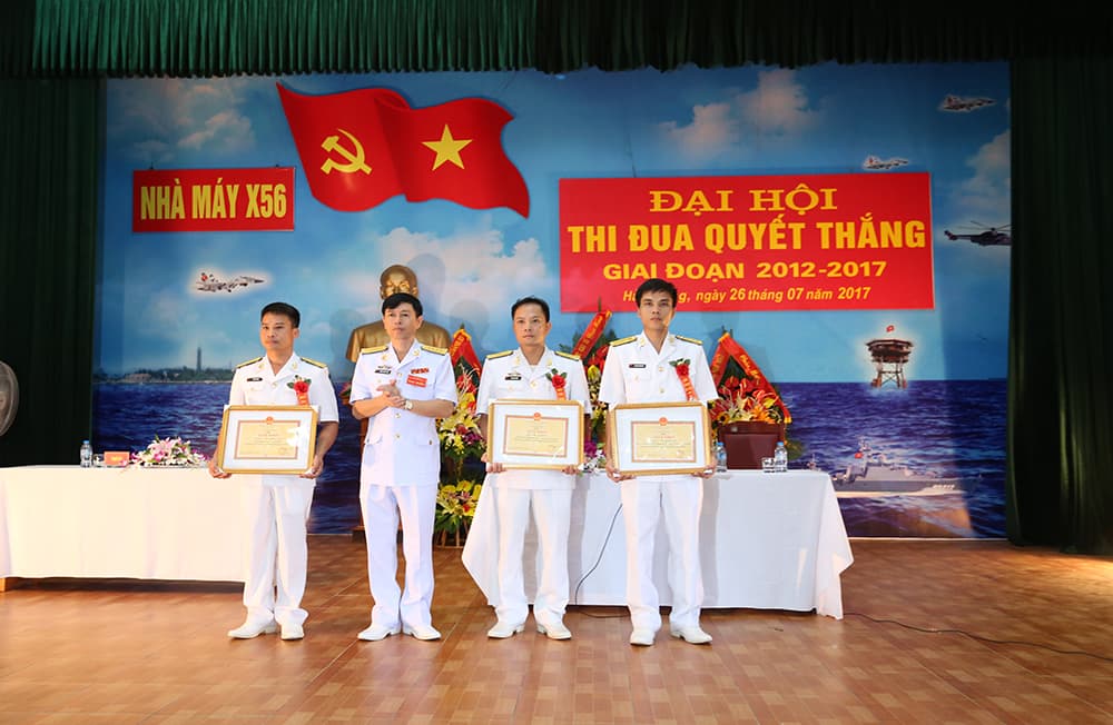 Nhà máy X56: Tổ chức Đại hội thi đua Quyết thắng giai đoạn 2012-2017