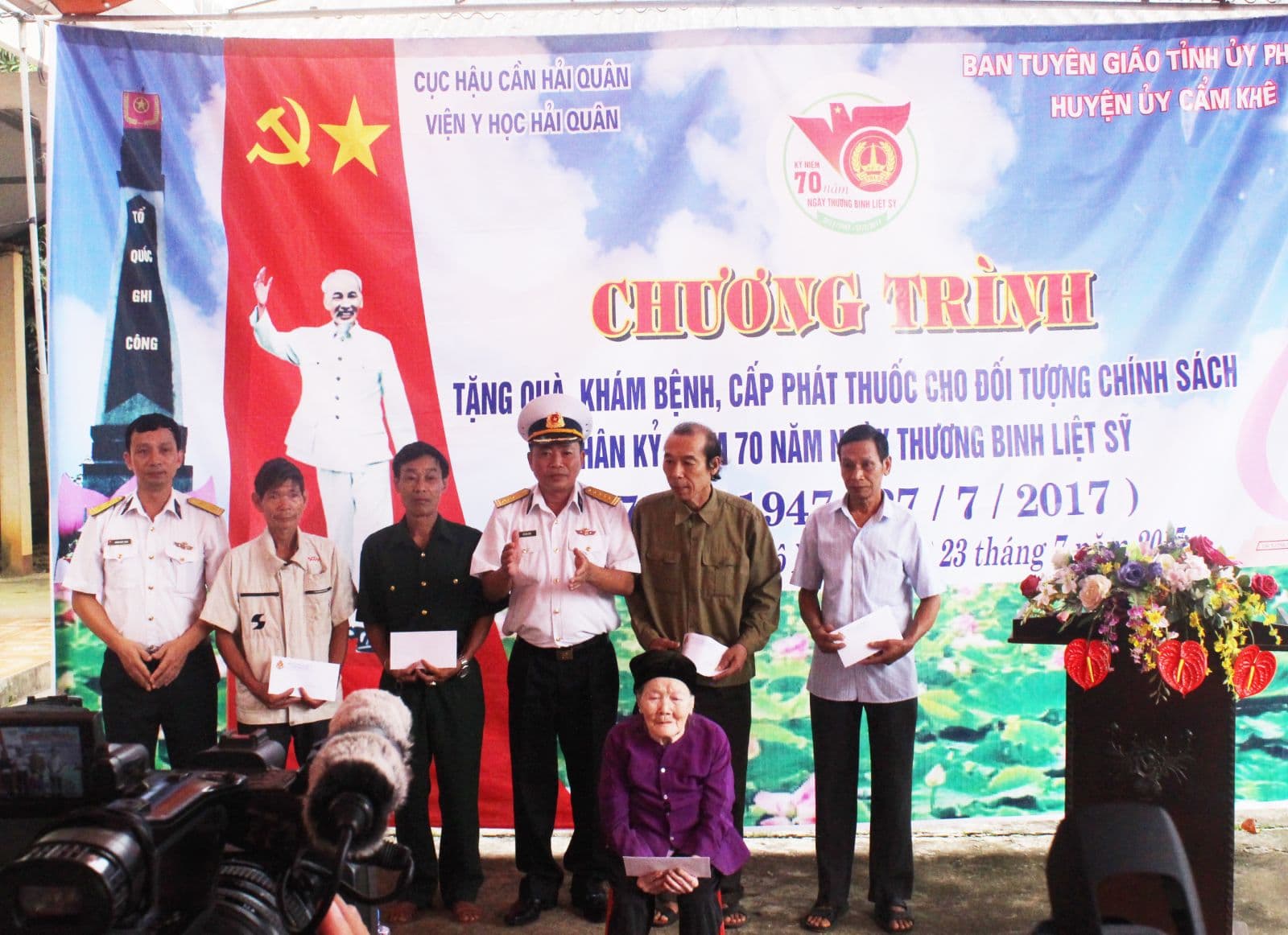 Cục Hậu cần Hải quân: Tổ chức các hoạt động đền ơn đáp nghĩa