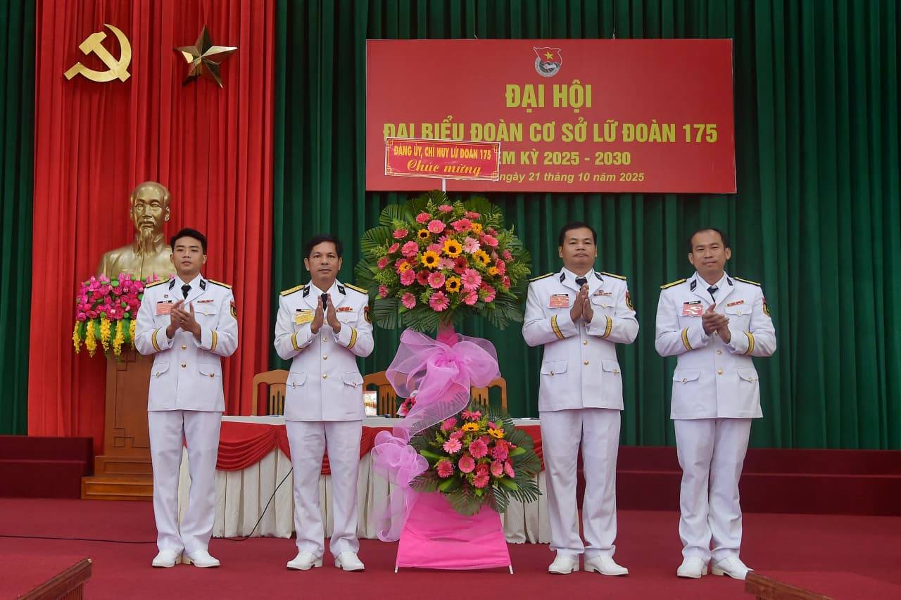 Đại hội đại biểu Đoàn cơ sở Lữ đoàn 175 thành công tốt đẹp