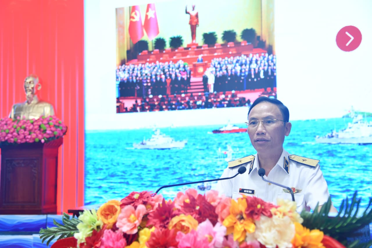 Đảng ủy Vùng 5 Hải quân thông báo kết quả Đại hội đại biểu toàn quốc lần thứ XIV của Đảng