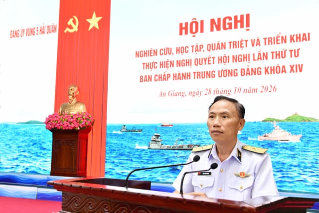 Vùng 5 Hải quân quán triệt Nghị quyết Hội nghị Trung ương 4 khóa XIV